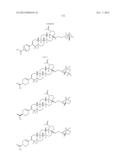 C-17 BICYCLIC AMINES OF TRITERPENOIDS WITH HIV MATURATION INHIBITORY     ACTIVITY diagram and image