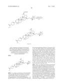 C-17 BICYCLIC AMINES OF TRITERPENOIDS WITH HIV MATURATION INHIBITORY     ACTIVITY diagram and image