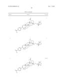 C-17 BICYCLIC AMINES OF TRITERPENOIDS WITH HIV MATURATION INHIBITORY     ACTIVITY diagram and image