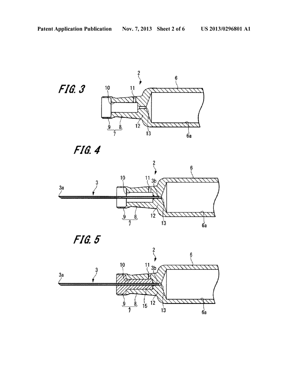 SYRINGE PROVIDED WITH NEEDLE, AND METHOD FOR PRODUCING SYRINGE PROVIDED     WITH NEEDLE - diagram, schematic, and image 03