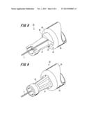 SYRINGE PROVIDED WITH NEEDLE, AND METHOD FOR PRODUCING SYRINGE PROVIDED     WITH NEEDLE diagram and image