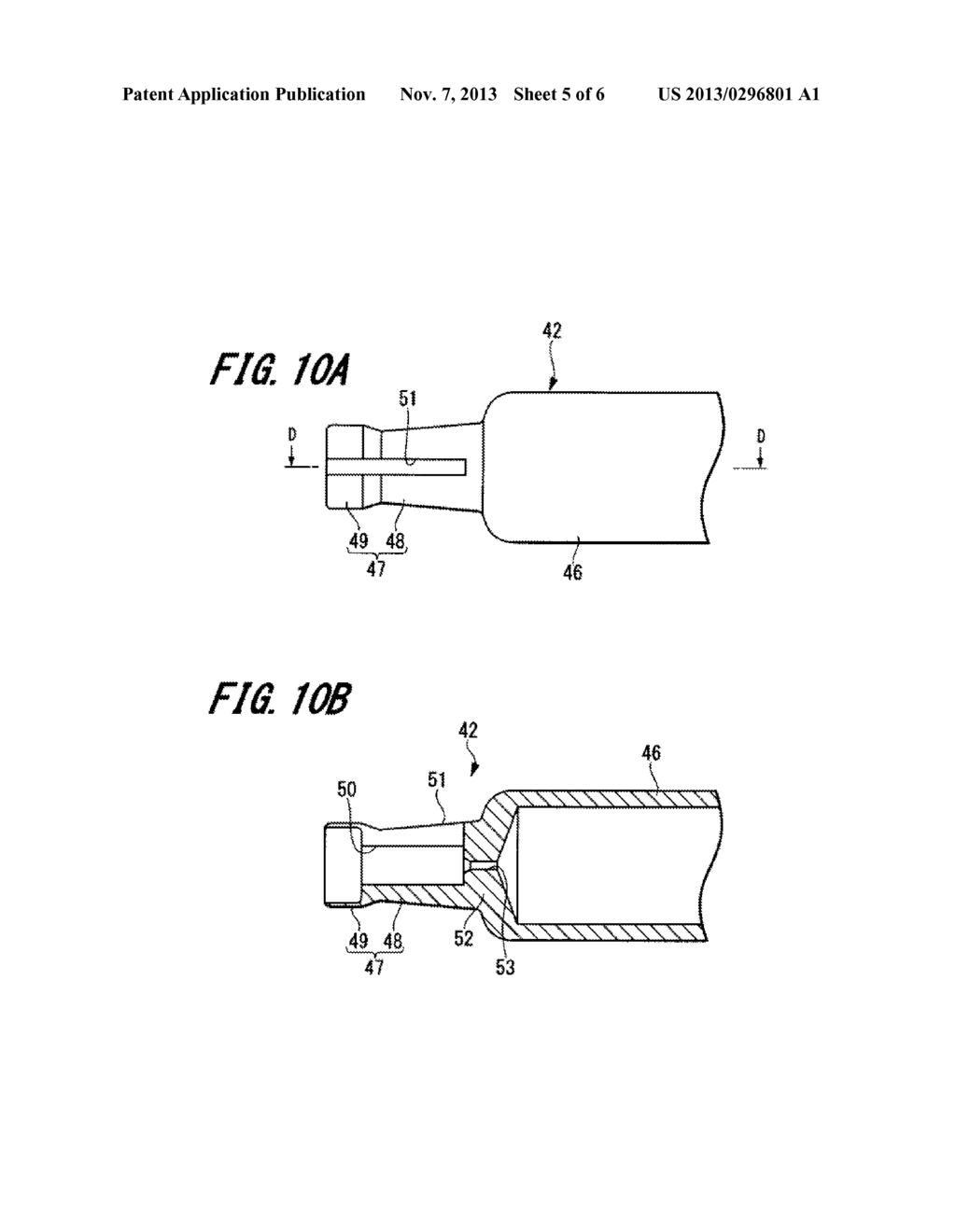 SYRINGE PROVIDED WITH NEEDLE, AND METHOD FOR PRODUCING SYRINGE PROVIDED     WITH NEEDLE - diagram, schematic, and image 06