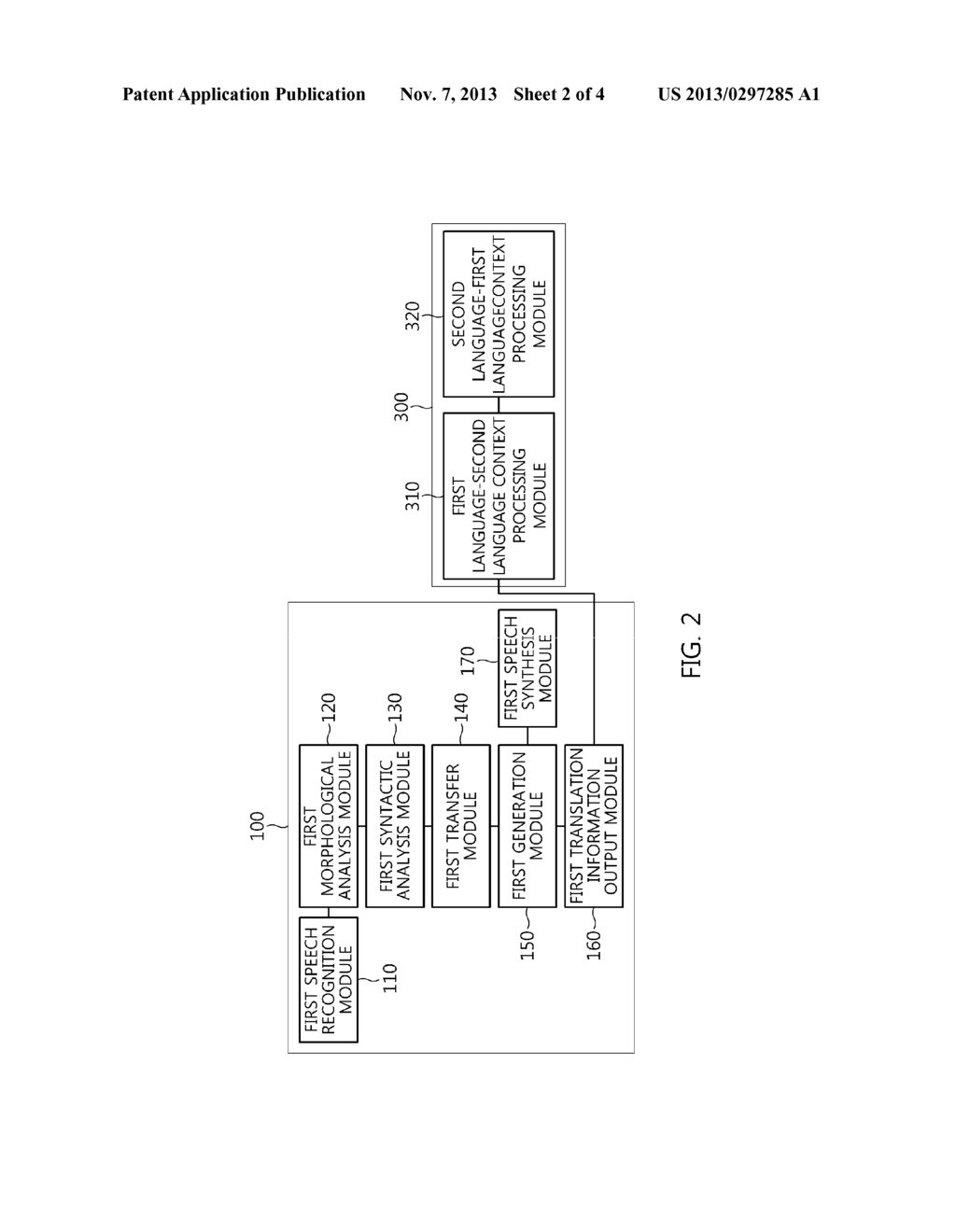 APPARATUS AND METHOD FOR PROVIDING TWO-WAY AUTOMATIC INTERPRETATION AND     TRANSLATION SERVICE - diagram, schematic, and image 03