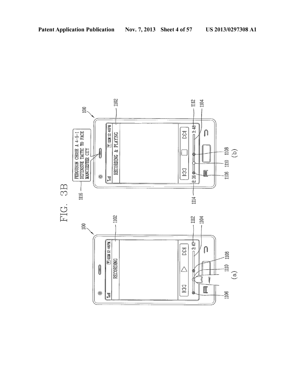 METHOD FOR DISPLAYING TEXT ASSOCIATED WITH AUDIO FILE AND ELECTRONIC     DEVICE - diagram, schematic, and image 05