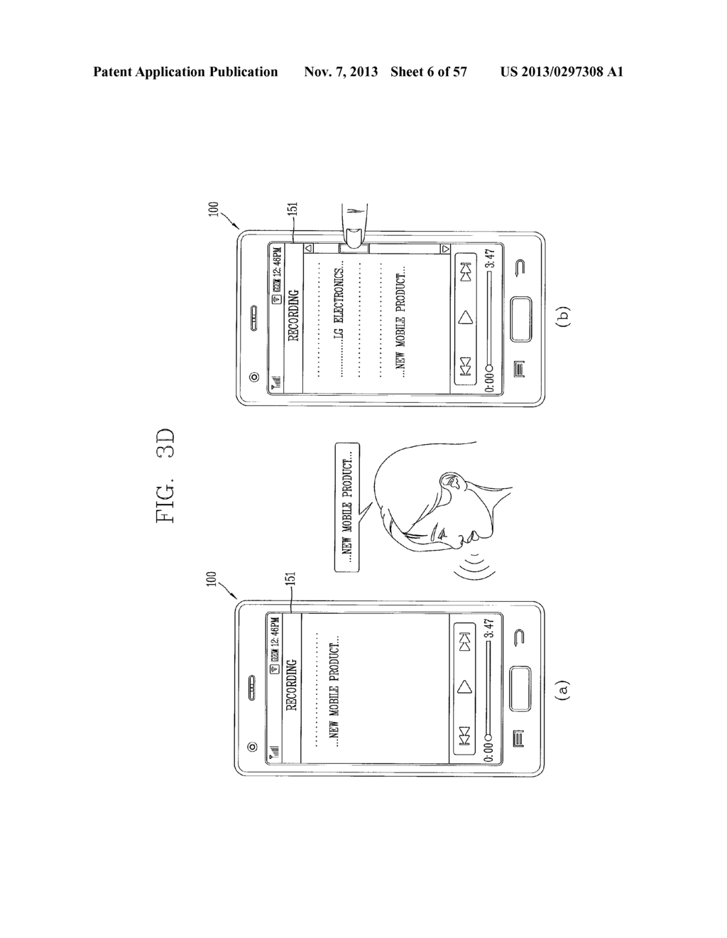 METHOD FOR DISPLAYING TEXT ASSOCIATED WITH AUDIO FILE AND ELECTRONIC     DEVICE - diagram, schematic, and image 07