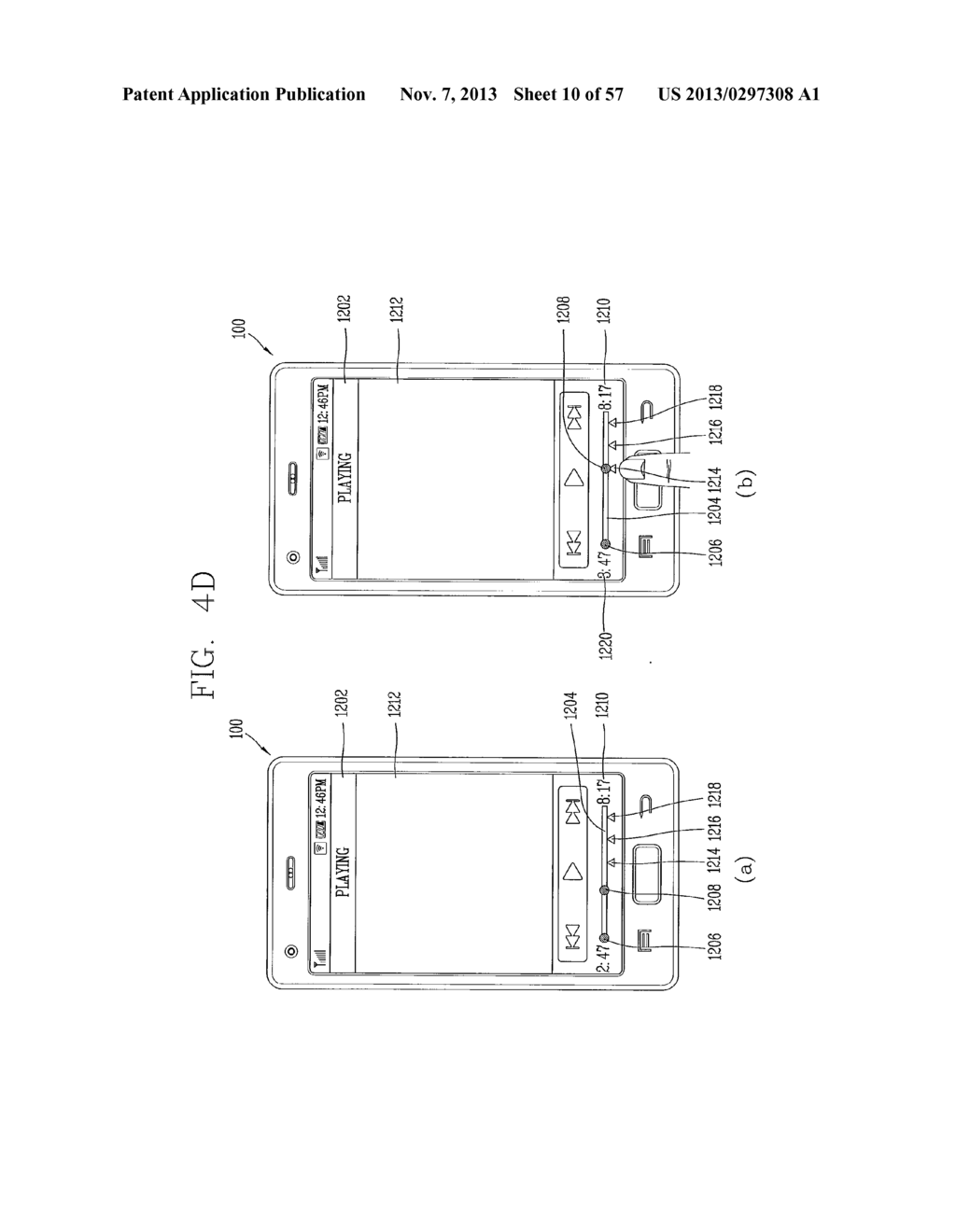 METHOD FOR DISPLAYING TEXT ASSOCIATED WITH AUDIO FILE AND ELECTRONIC     DEVICE - diagram, schematic, and image 11