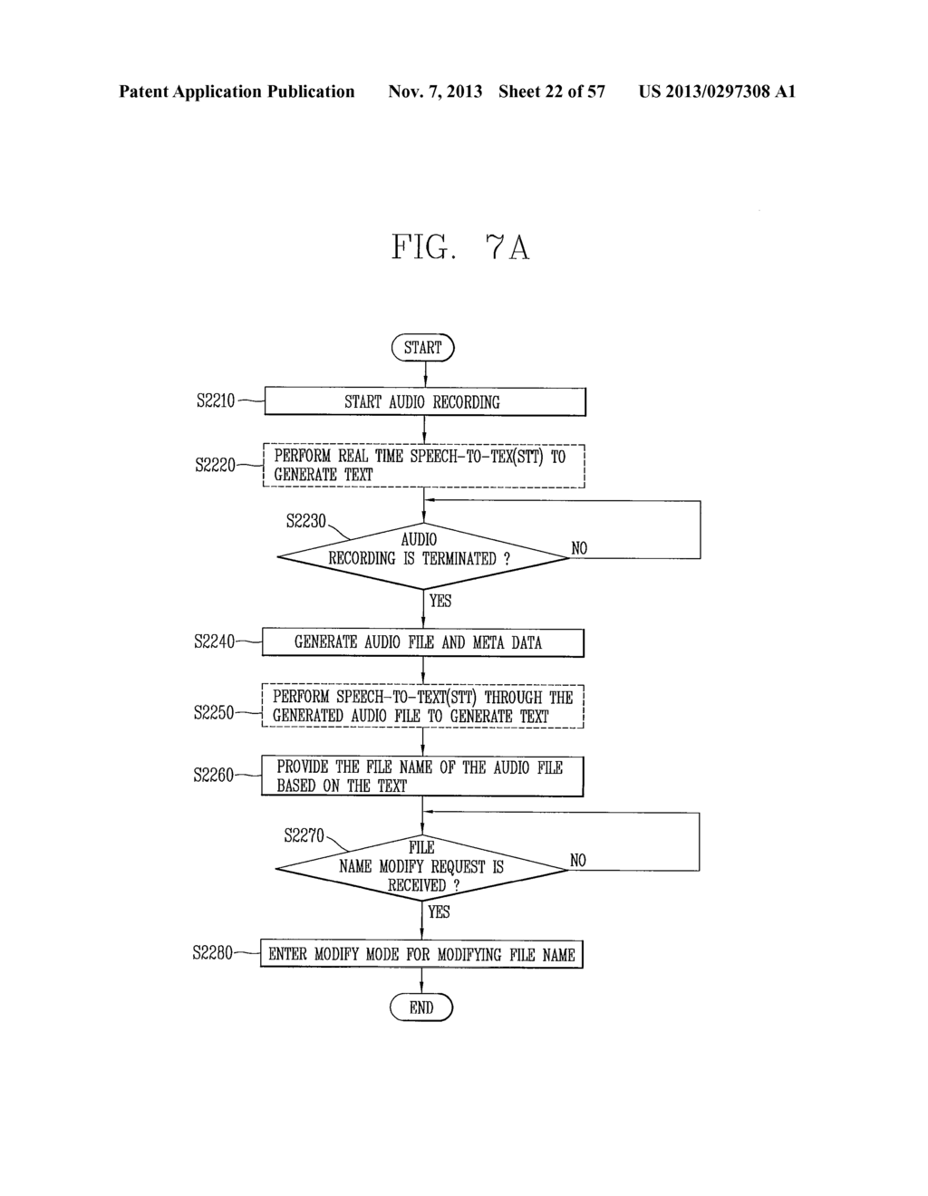 METHOD FOR DISPLAYING TEXT ASSOCIATED WITH AUDIO FILE AND ELECTRONIC     DEVICE - diagram, schematic, and image 23