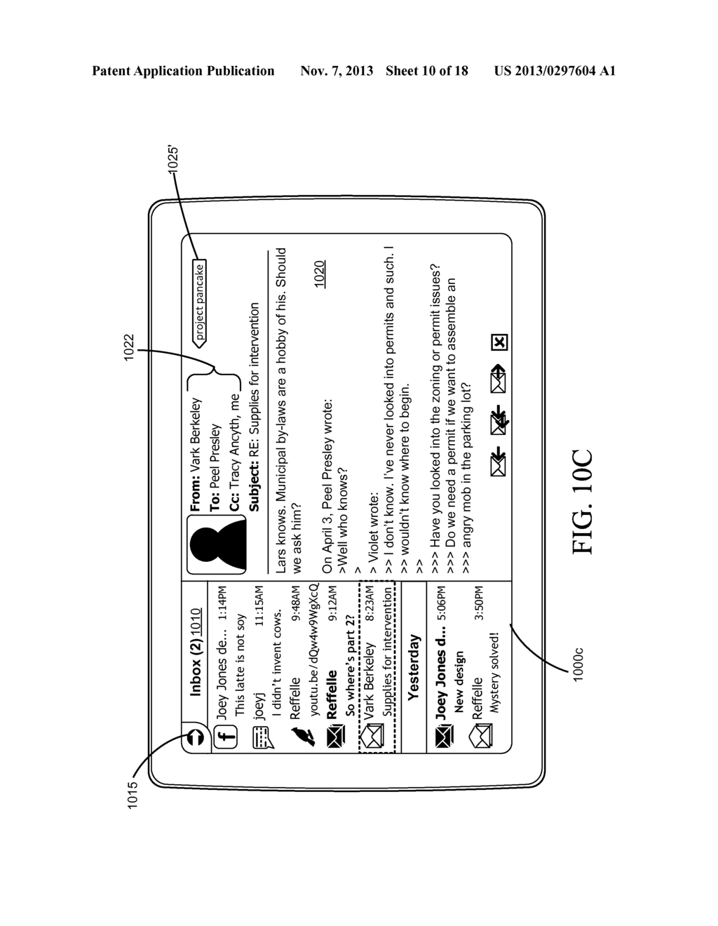 ELECTRONIC DEVICE AND METHOD FOR CLASSIFICATION OF COMMUNICATION DATA     OBJECTS - diagram, schematic, and image 11