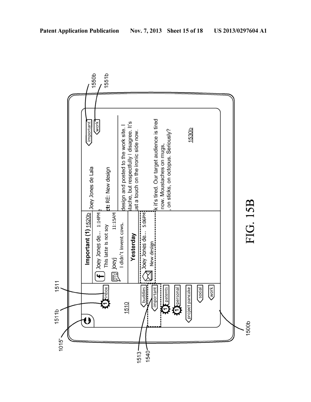 ELECTRONIC DEVICE AND METHOD FOR CLASSIFICATION OF COMMUNICATION DATA     OBJECTS - diagram, schematic, and image 16