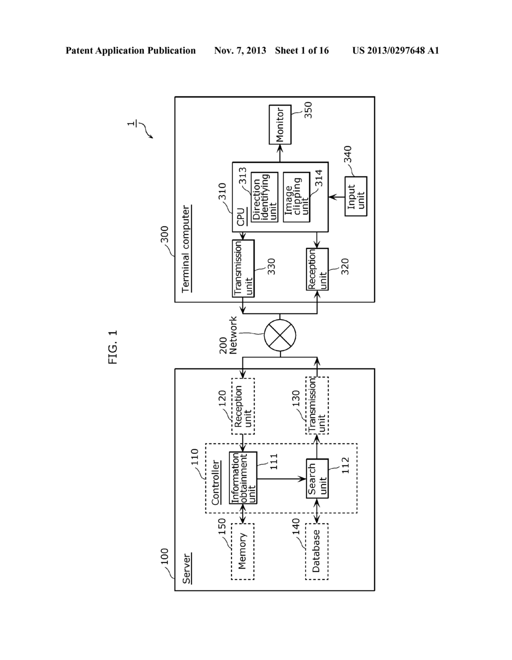 SERVER, TERMINAL DEVICE, IMAGE SEARCH METHOD, IMAGE PROCESSING METHOD, AND     PROGRAM - diagram, schematic, and image 02