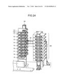 STACKING TYPE TRAY AND TRAY DEVELOPING MECHANISM AND STACKING TYPE TRAY     DEVELOPING SYSTEM diagram and image