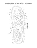 Article of Footwear with Outsole Web and Midsole Protrusions diagram and image