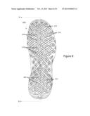 Article of Footwear with Outsole Web and Midsole Protrusions diagram and image
