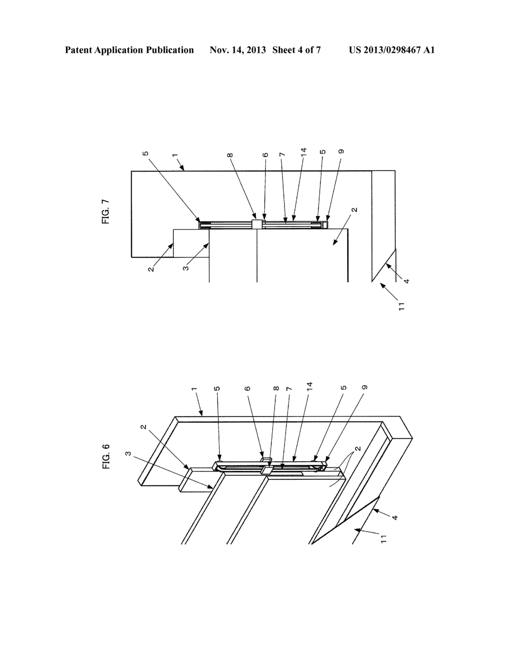 TWO-STAGE INTERLOCKED SLIDING DOOR FOR MACHINING TANK OF ELECTRIC     DISCHARGE MACHINE - diagram, schematic, and image 05