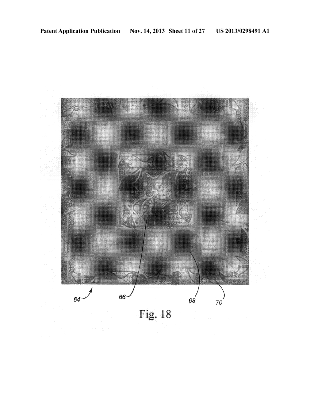 Border, edge or pattern carpet tile design, manufacture and installation - diagram, schematic, and image 12