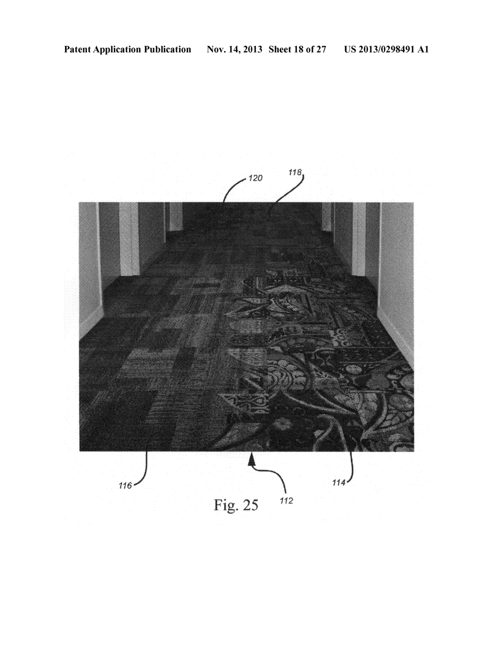 Border, edge or pattern carpet tile design, manufacture and installation - diagram, schematic, and image 19