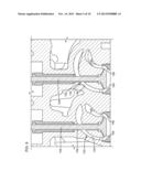 OUTWARDLY-OPENING VALVE WITH CAST-IN DIFFUSER diagram and image