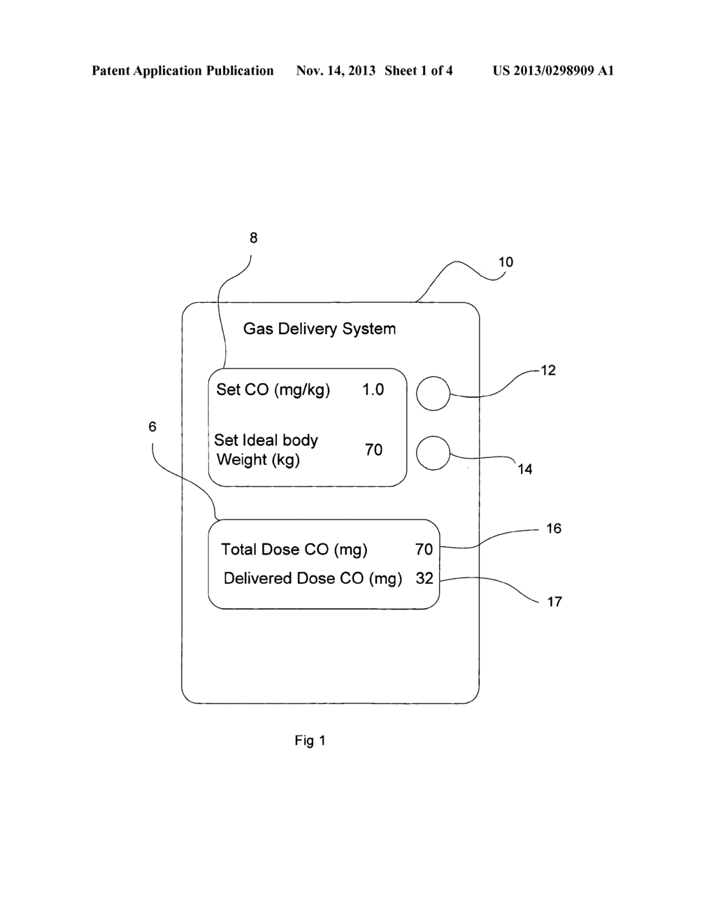 System And Method Of Administering A Pharmaceutical Gas To A Patient - diagram, schematic, and image 02