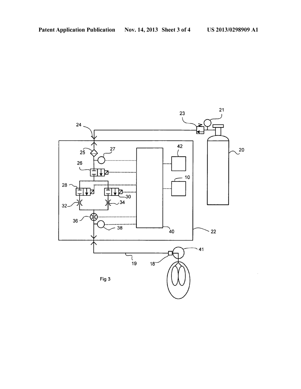 System And Method Of Administering A Pharmaceutical Gas To A Patient - diagram, schematic, and image 04