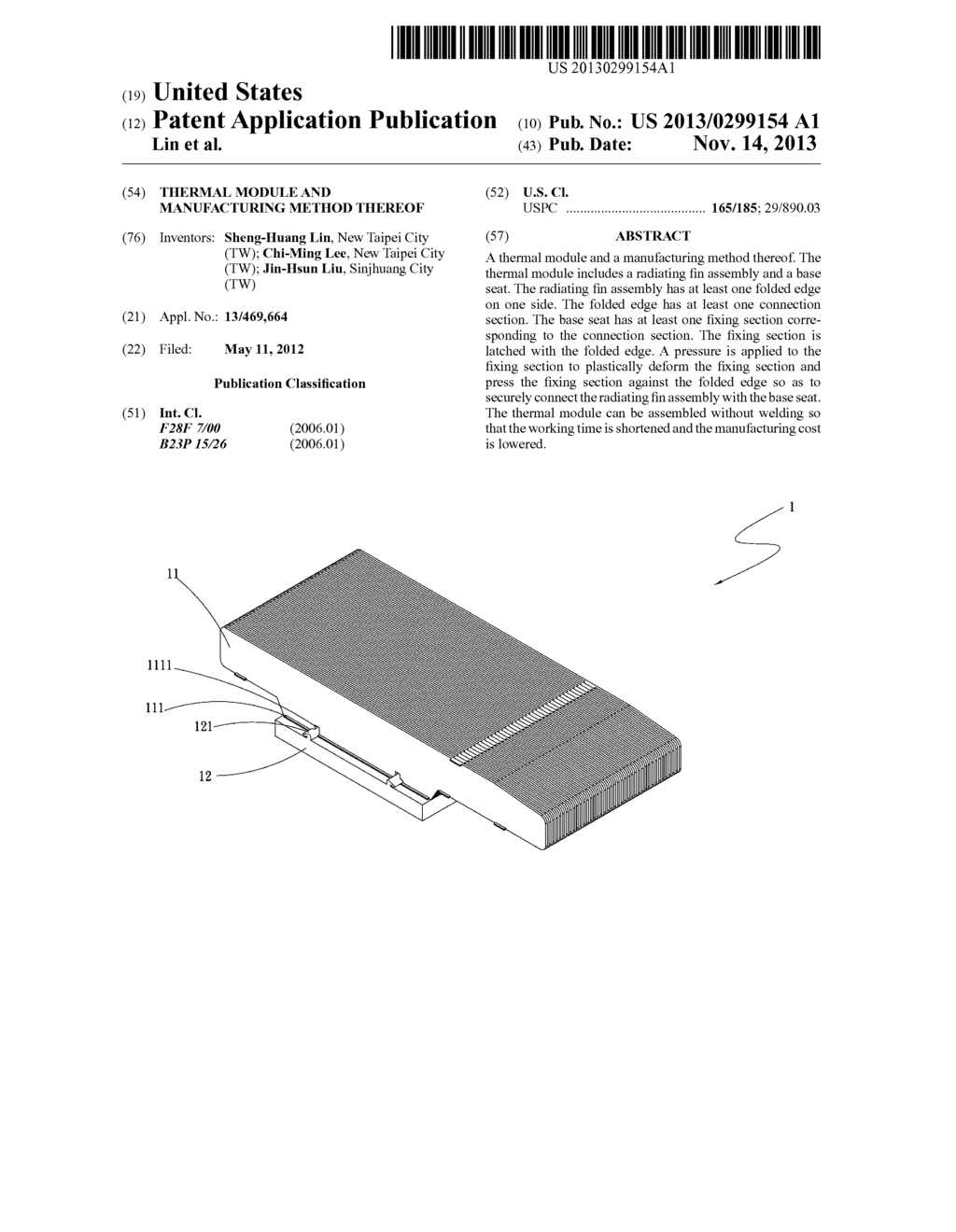 THERMAL MODULE AND MANUFACTURING METHOD THEREOF - diagram, schematic, and image 01