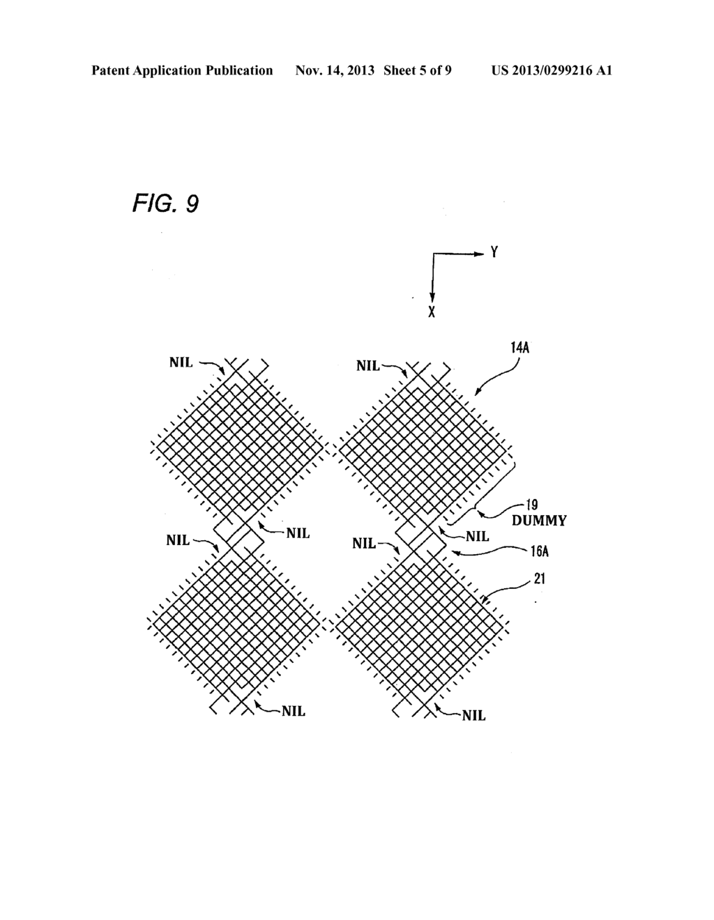 TRANSPARENT ELECTRODE SHEET, METHOD FOR MANUFACTURING TRANSPARENT     ELECTRODE SHEET, AND CAPACITIVE TOUCH PANEL USING SUCH TRANSPARENT     ELECTRODE SHEET - diagram, schematic, and image 06