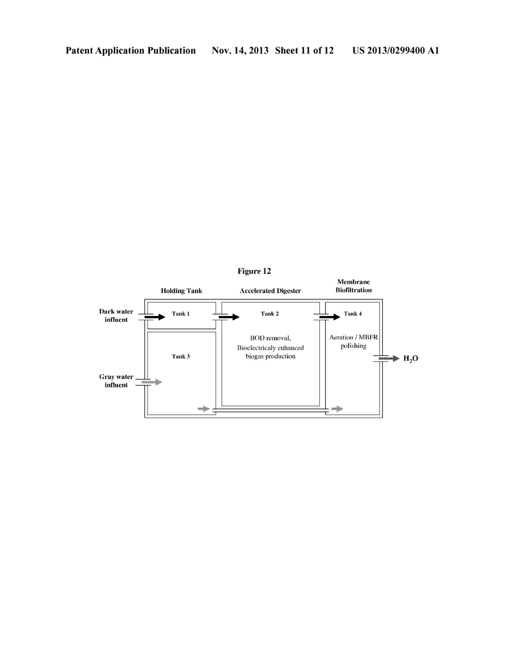 BIO-ELECTROCHEMICAL SYSTEM FOR TREATING WASTEWATER - diagram, schematic, and image 12