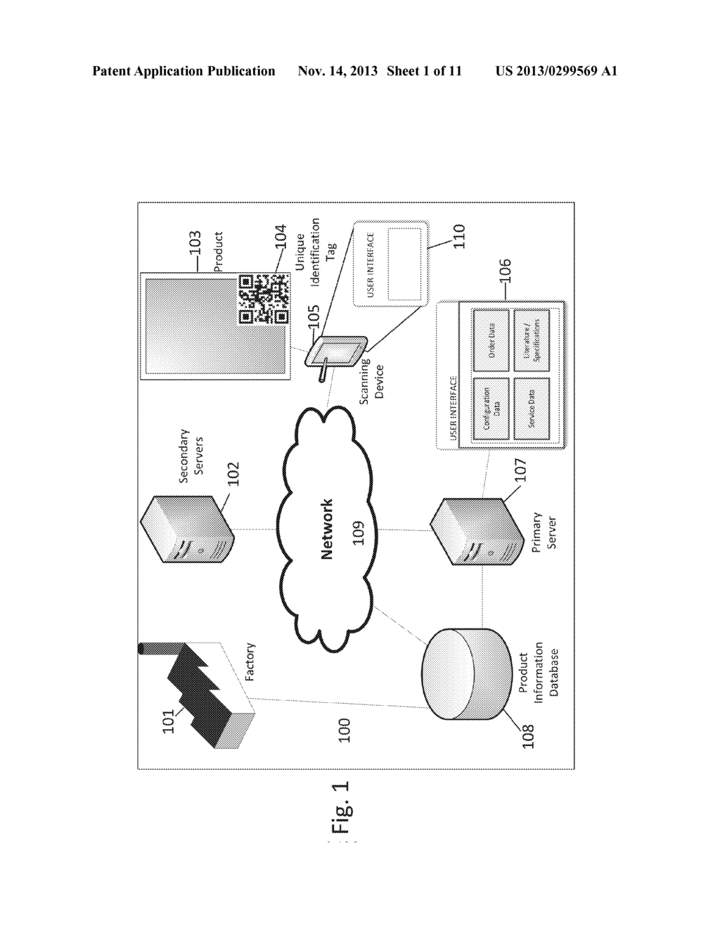 METHOD AND SYSTEM FOR RETRIEVING INFORMATION USING SERIALIZED SCANNABLE     CODES - diagram, schematic, and image 02