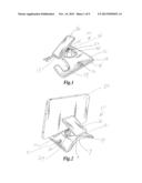 STAND AND/OR SUPPORT FOR PLANAR OR TABLET COMPUTING DEVICE diagram and image