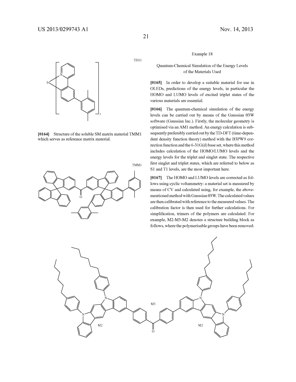 MATERIALS FOR ORGANIC ELECTROLUMINESCENCE DEVICES - diagram, schematic, and image 22