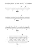 METHODS FOR FORMING SEMICONDUCTOR DEVICE PACKAGES WITH PHOTOIMAGEABLE     DIELECTRIC ADHESIVE MATERIAL, AND RELATED SEMICONDUCTOR DEVICE PACKAGES diagram and image