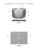 METHODS FOR FORMING SEMICONDUCTOR DEVICE PACKAGES WITH PHOTOIMAGEABLE     DIELECTRIC ADHESIVE MATERIAL, AND RELATED SEMICONDUCTOR DEVICE PACKAGES diagram and image