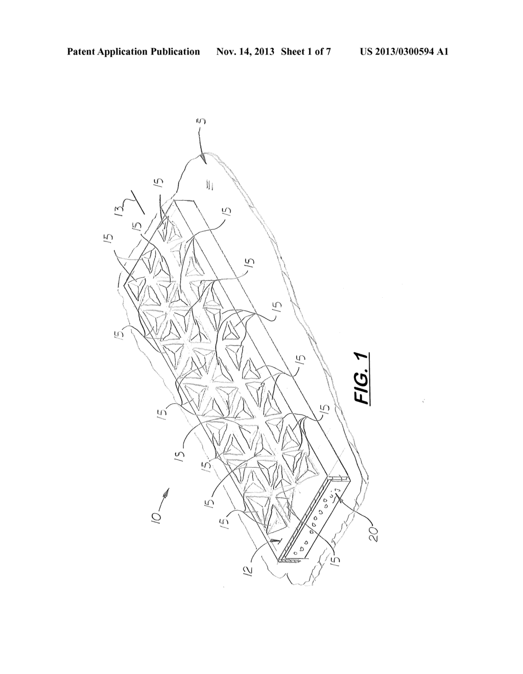 Low Profile Conforming Radar Reflector - diagram, schematic, and image 02