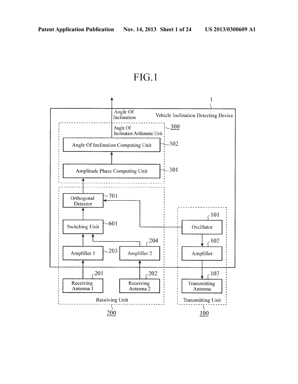 VEHICLE INCLINATION DETECTING DEVICE - diagram, schematic, and image 02