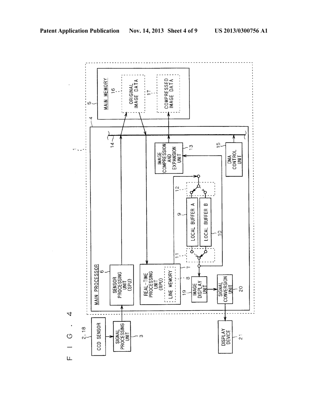 IMAGE PROCESSING APPARATUS HAVING A BUFFER MEMORY FOR IMAGE DATA STORAGE - diagram, schematic, and image 05