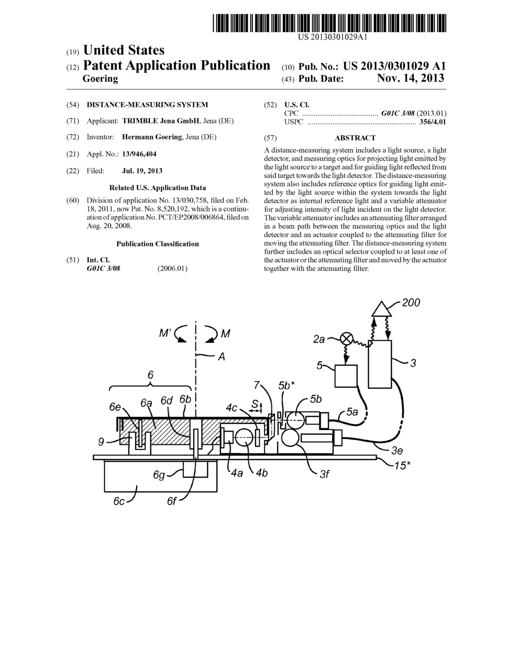 DISTANCE-MEASURING SYSTEM - diagram, schematic, and image 01