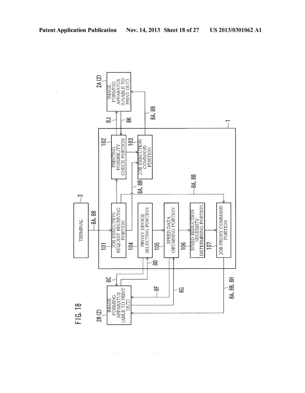 PRINTER CONTROL DEVICE, PRINTING PROXY CONTROL METHOD, AND     COMPUTER-READABLE STORAGE MEDIUM FOR COMPUTER PROGRAM - diagram, schematic, and image 19