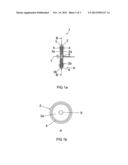 INTERNALLY COOLED FLUORESCENT DEVICE AND REFLECTOR LAMP ARRANGEMENT     COMPRISING SAID FLUORESCENT DEVICE diagram and image