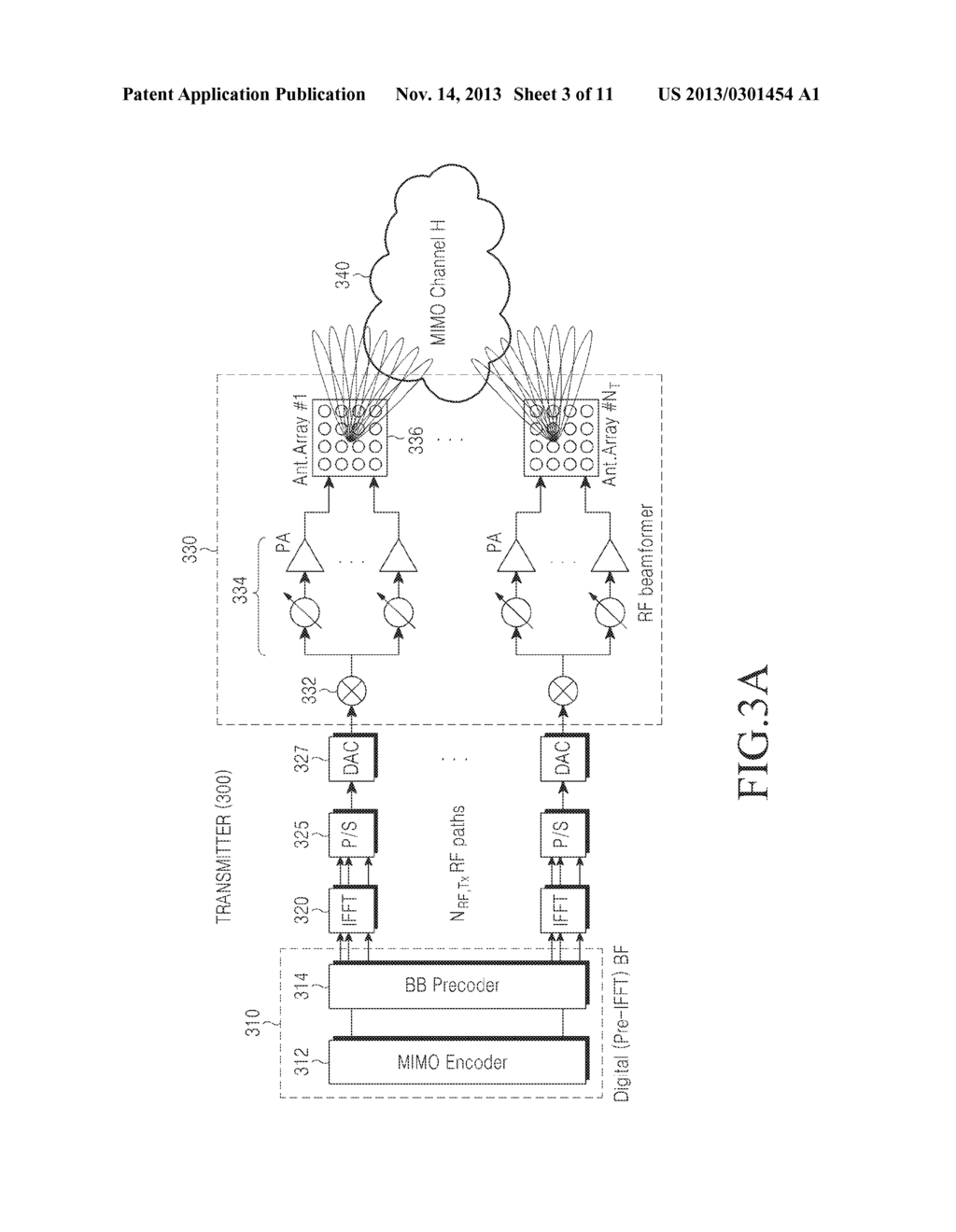 COMMUNICATION METHOD AND APPARATUS USING ANALOG AND DIGITAL HYBRID     BEAMFORMING - diagram, schematic, and image 04