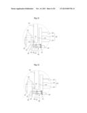 PHOTOGRAPHING DEVICE INCLUDING A POWER TRANSMISSION BODY SELECTIVELY     COUPLED TO A ROTATING ARM AND TO A SUPPORT diagram and image