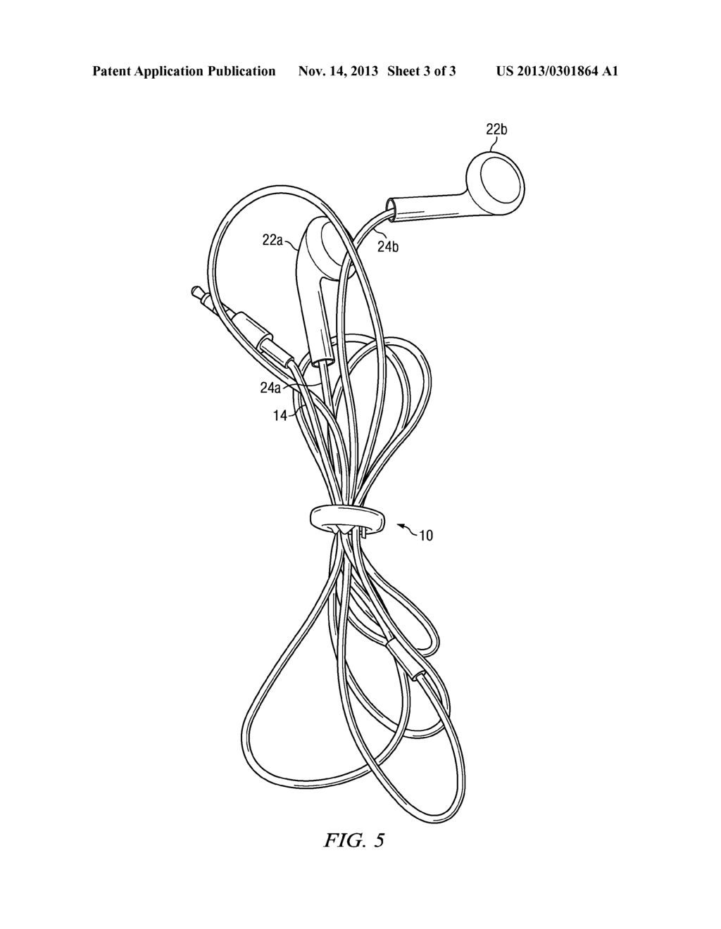 EARBUD CORD ANTI-TANGLING DEVICE - diagram, schematic, and image 04