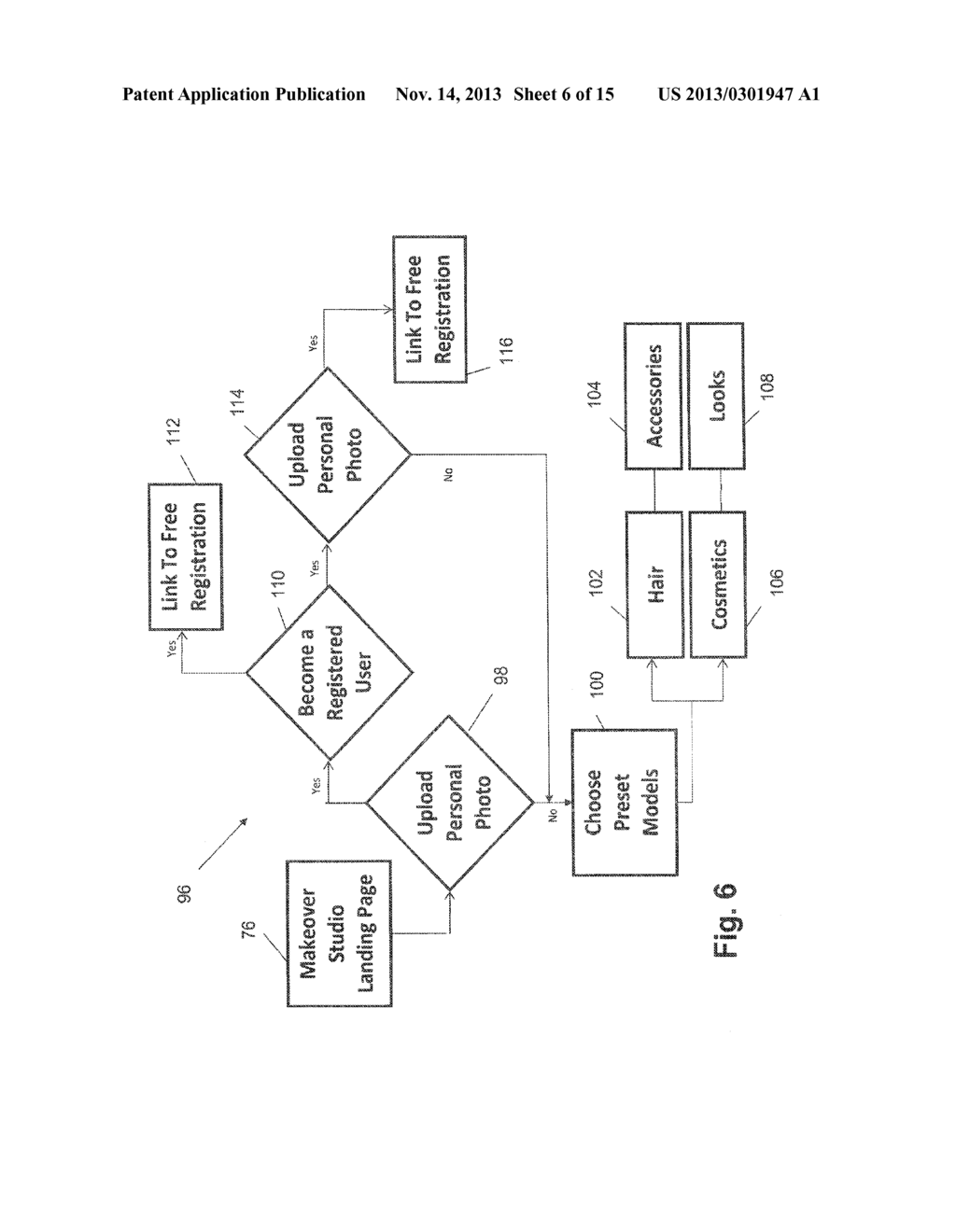 METHOD AND SYSTEM FOR APPLYING COSMETIC AND/OR ACCESSORIAL ENHANCEMENTS TO     DIGITAL IMAGES - diagram, schematic, and image 07