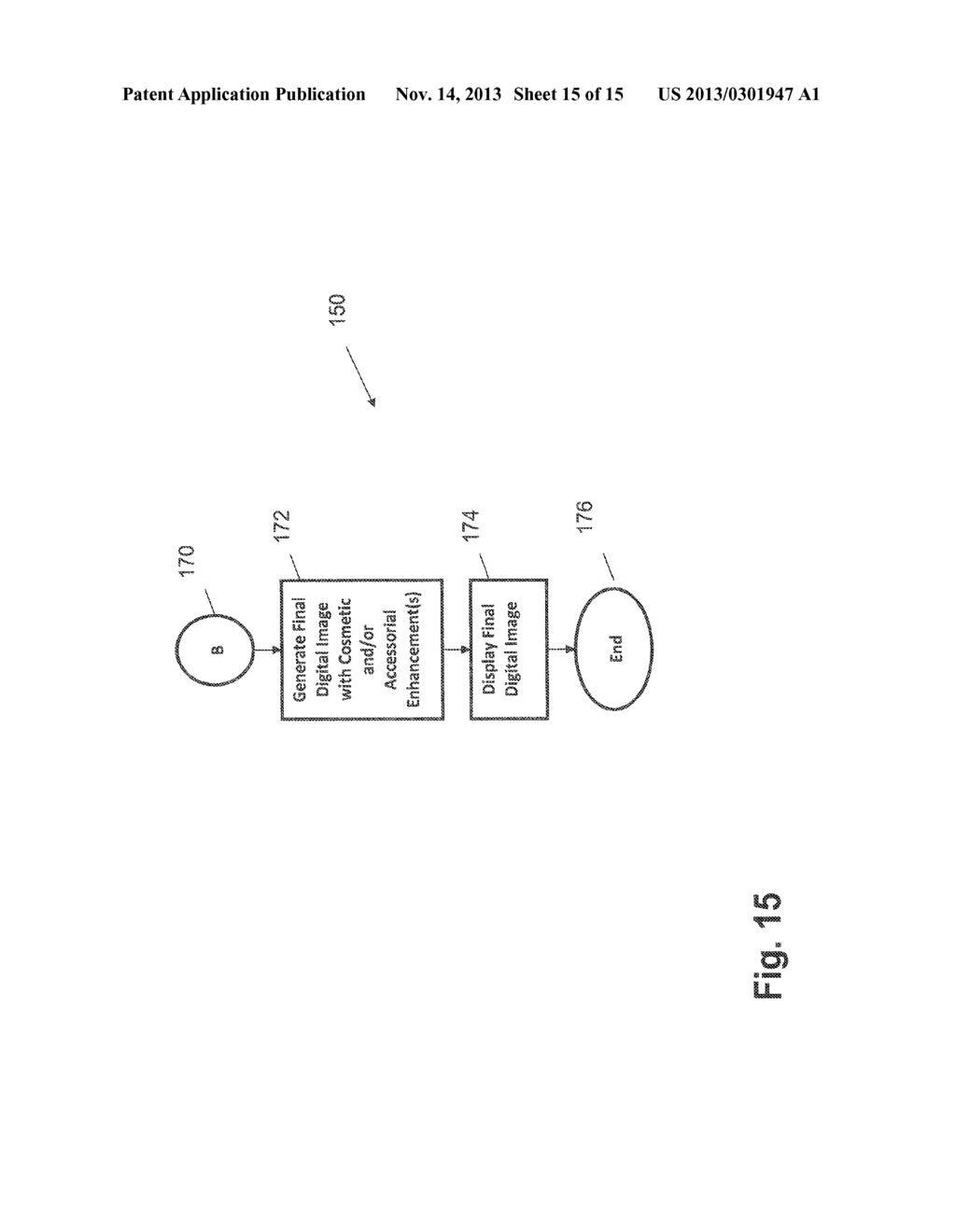 METHOD AND SYSTEM FOR APPLYING COSMETIC AND/OR ACCESSORIAL ENHANCEMENTS TO     DIGITAL IMAGES - diagram, schematic, and image 16