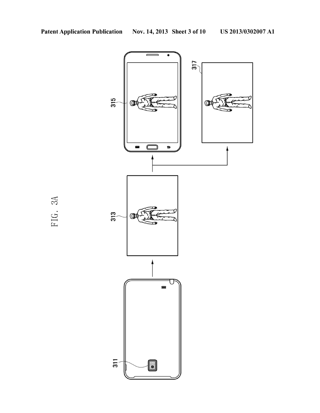 CAMERA SYSTEM OF MOBILE DEVICE FOR CAPTURING IMAGES, AND METHOD ADAPTED     THERETO - diagram, schematic, and image 04