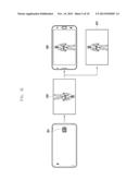 CAMERA SYSTEM OF MOBILE DEVICE FOR CAPTURING IMAGES, AND METHOD ADAPTED     THERETO diagram and image