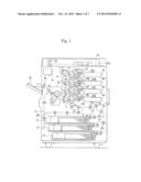 Image Forming Apparatus Provided With Fixing Unit for Fixing Images Formed     on Paper and Method of Controlling Heaters of the Apparatus diagram and image