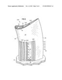 Near-Wall Serpentine Cooled Turbine Airfoil diagram and image