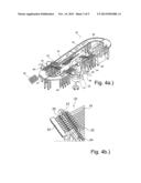 MOULDED RECEPTACLE FOR DRUPES, SUCH AS OLIVES, AND METHOD AND DEVICE FOR     AUTOMATICALLY PITTING AND/OR FILLING THE DRUPES USING THE MOULDED     RECEPTACLE diagram and image