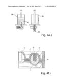 MOULDED RECEPTACLE FOR DRUPES, SUCH AS OLIVES, AND METHOD AND DEVICE FOR     AUTOMATICALLY PITTING AND/OR FILLING THE DRUPES USING THE MOULDED     RECEPTACLE diagram and image