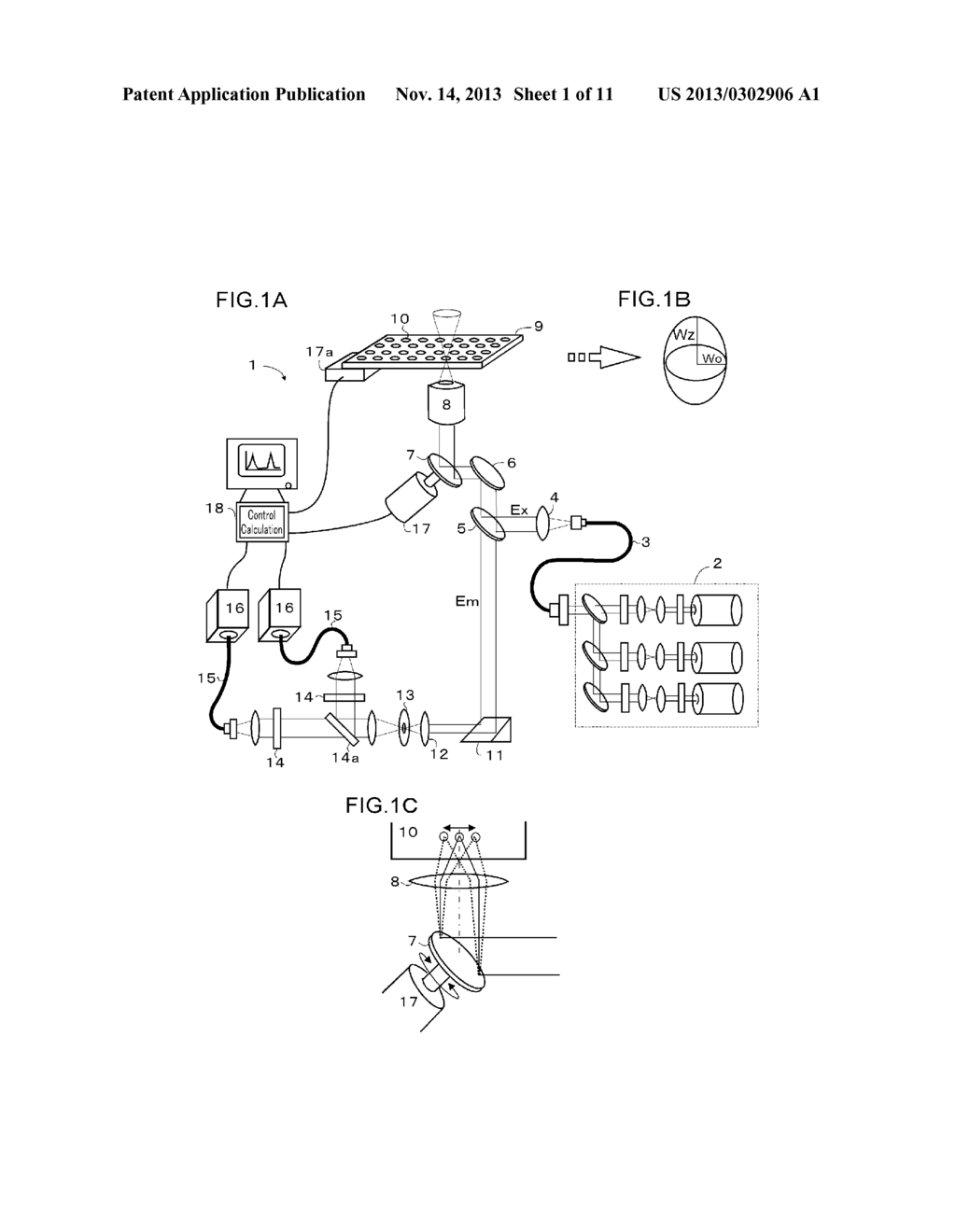 OPTICAL ANALYSIS METHOD AND OPTICAL ANALYSIS DEVICE USING THE DETECTION OF     LIGHT FROM A SINGLE LIGHT-EMITTING PARTICLE - diagram, schematic, and image 02