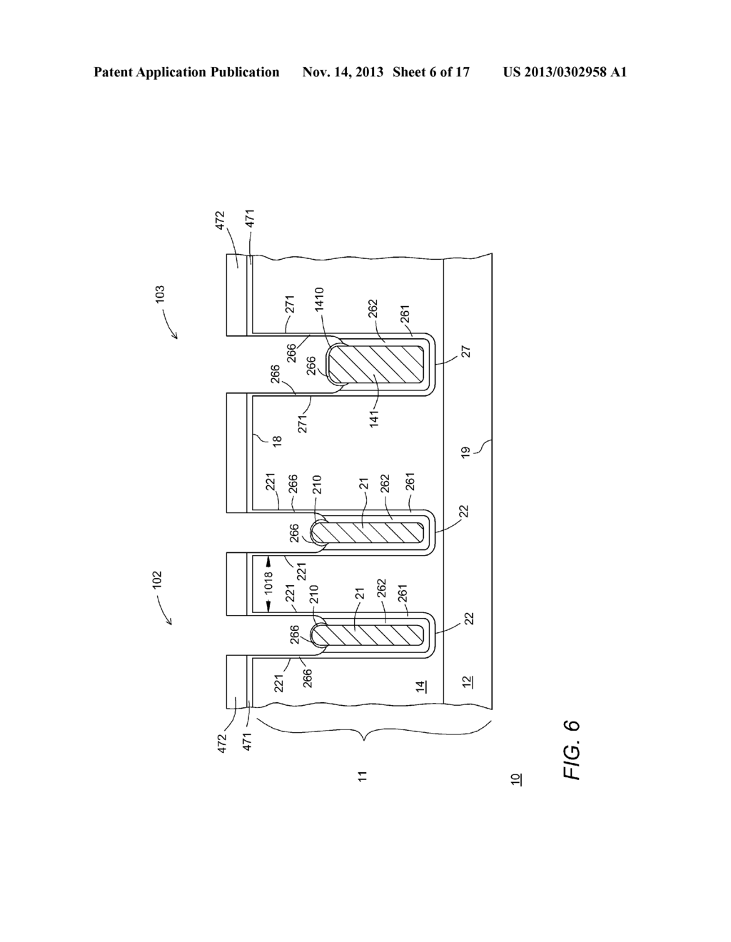 METHOD OF MAKING AN INSULATED GATE SEMICONDUCTOR DEVICE HAVING A SHIELD     ELECTRODE STRUCTURE - diagram, schematic, and image 07